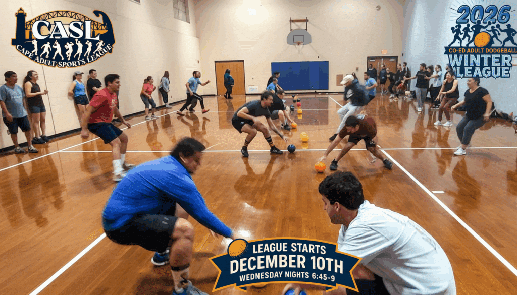 Cape Cod Co-Ed Adult Dodgeball League Winter 2026